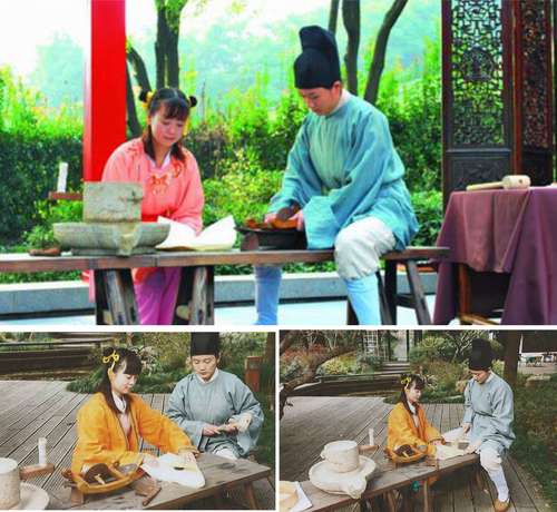 8当代“点茶”演示（中国茶叶博物馆供稿）